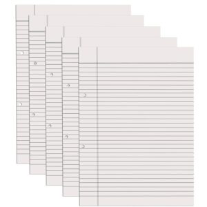 A4 White both side ruled sheets