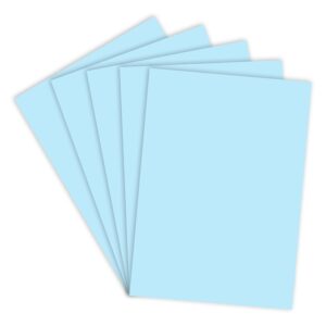 A4 Size Double Sided Pastel Sheet in Light Blue color