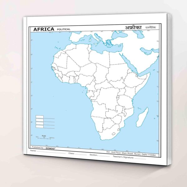 Africa Political Map for Project Work