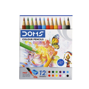 DOMS-Colour-Pencil-12-Shades-–-Half-Size