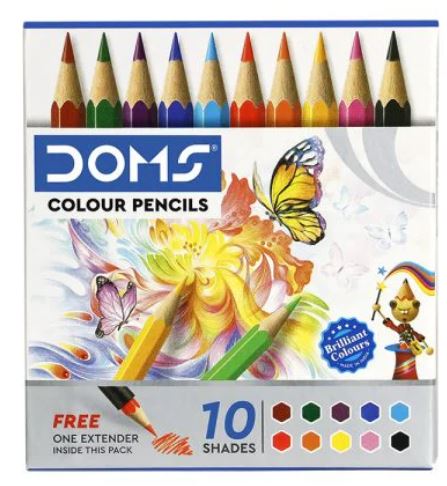 DOMs Colour Pencil 10 shades half