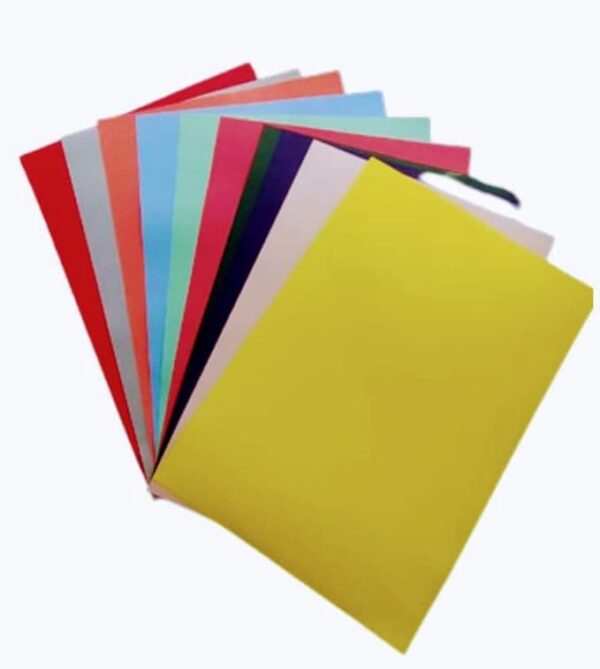 A4 Multi Colored Pastel Sheets for Board DECTORARION, Kids Art & Craft