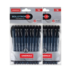 UNOMAX Boldtron 2X 1.0mm Ball Point Black