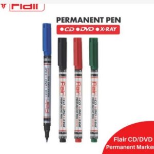 FLAIR OHP CD DVD Permanent Marker Pen black