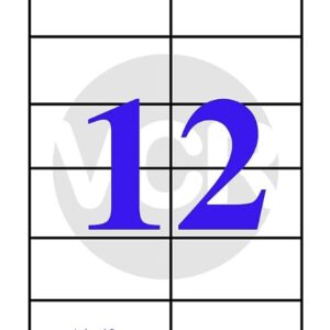 Self Adhesive Label Sticker 12 Sticker