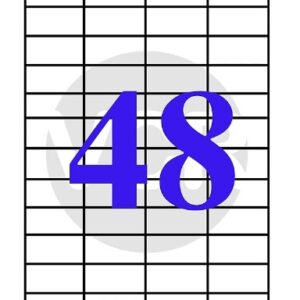 Self Adhesive Label Sticker 48 Sticker