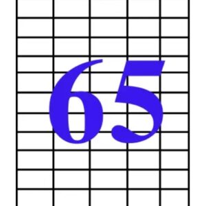 Self Adhesive Label Sticker 65 Sticker