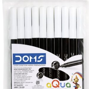 DOMS Aqua Color black