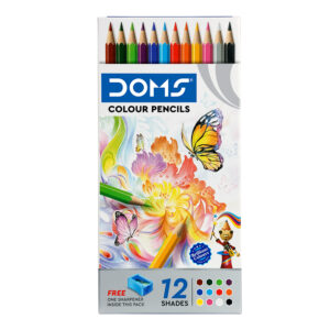 DOMS-Colour-Pencil-12-Shades -Full Size