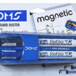 DOMS Magnetic White Board Duster With 2 Marker