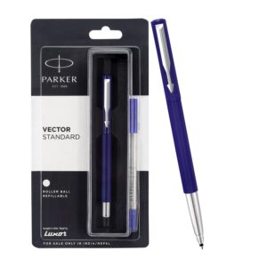 Parker Vector Standard Chrome Trim Roller Ball Pen