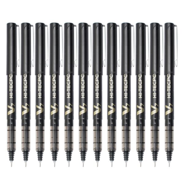 Pilot Hi-Tecpoint V7 0.7mm Fine Point Black