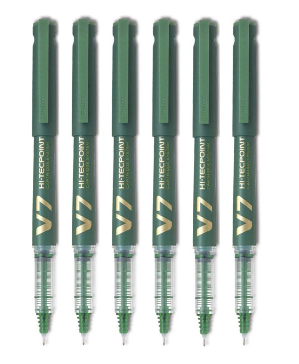 Pilot Hi-Tecpoint V7 0.7mm Fine Point Green