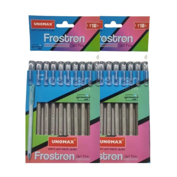 UNOMAX Frostron Gel Pen Black