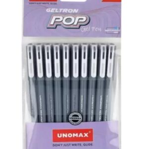 UNOMAX Geltron Pop Gel Pen in Black