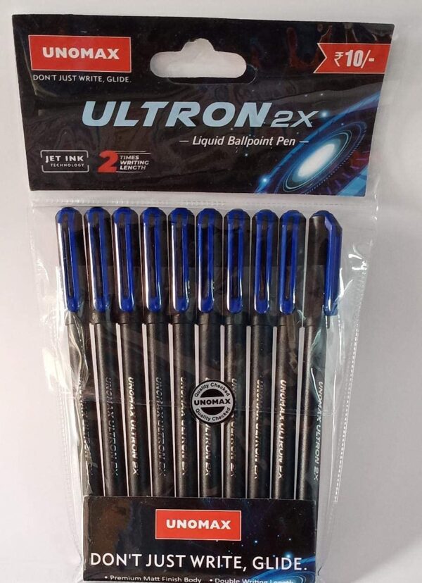 UNOMAX Ultron 2X Ball Pen in Black