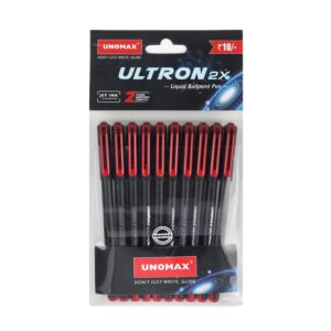 UNOMAX Ultron 2X Ball Pen in Red