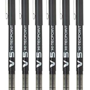 pilot hi tech point V5 black pen