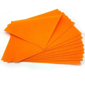 A4 Size Double Sided Pastel Sheet in Orange color