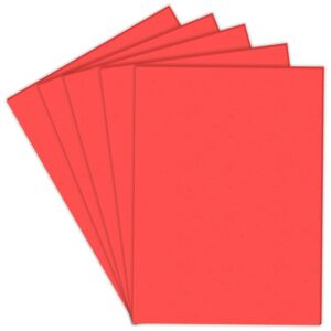 A4 Size Double Sided Pastel Sheet in Red color