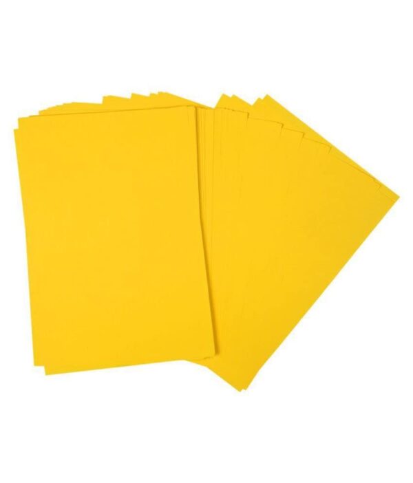 A4 Size Double Sided Pastel Sheet in Yellow color