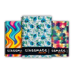Classmate | Hindi Ruled Spiral Single Lined Register  | Register Size in 400 Pages | Pack of 2