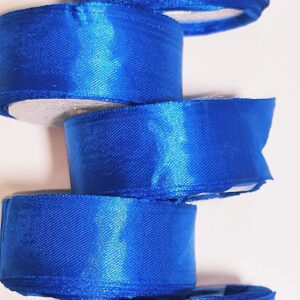 Satin Ribbon in Blue color
