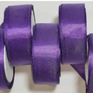 Satin Ribbon in Violet color