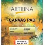 Canvas Sheet in 10"x12" and 08"x10"  Size -Pack of 10 Sheets