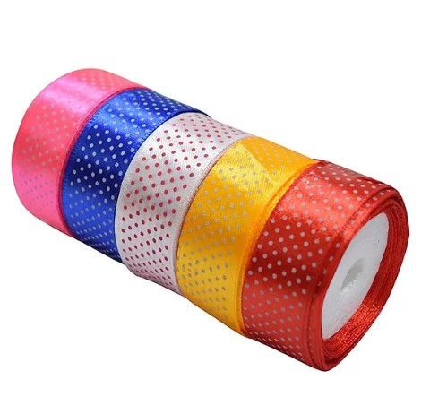 Dotted Satin Ribbon 1 inches