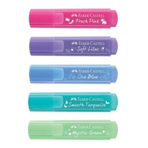 Faber Castell Pastel Highlighter Pen -Set of 5 pcs