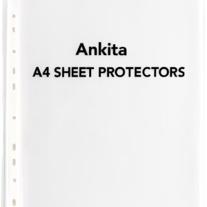 A4-Size Ankita 11 Hole Punch Sheet Protectors File