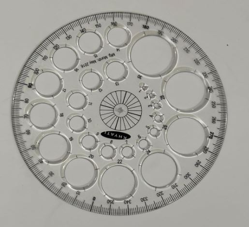 360 Degree Protractor Procircle Master Stencil
