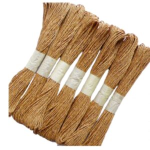 Brown Jute Thread Twisted Rope for Craft Projects and Decoration