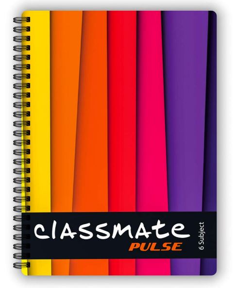 Classmate Hindi Single Line A4 Size Spiral Register 180 Pages