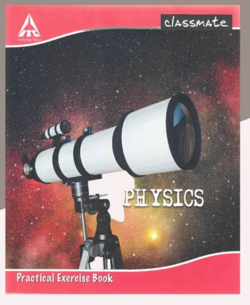 Classmate Physics Practical Notebook in A4 Size Register -Hard cover 100 Pages