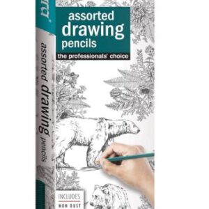 Apsara Assorted Drawing Pencils HB, B, 2B, 2B, 4B, 6B - Pack of 6