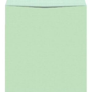 A4 Size 12x10 Inch Cloth Line Courier Green Envelopes-Pack Of 5