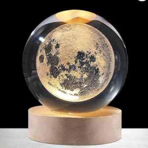 3D Galaxy Crystal Ball Night Light