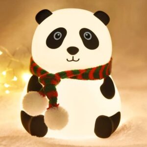 Cute Panda USB Rechargeable 7-Colors Changing Light Table Lamp