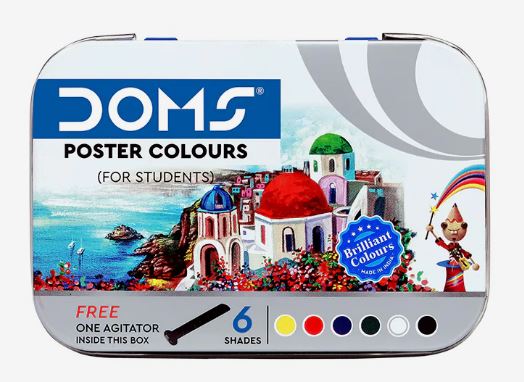 DOMS Poster color in 6 shades