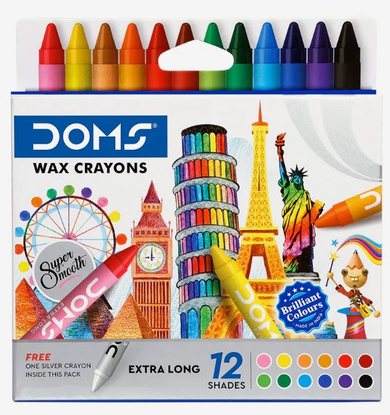 DOMs wax crayons 12 shades