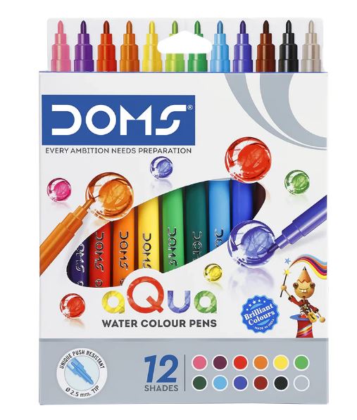 Doms Aqua 12 Shades