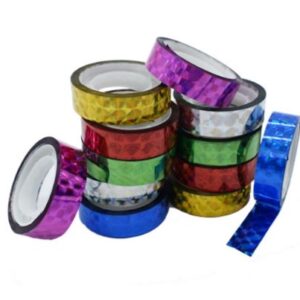 0.5-inch Glitter Sparkle Tape Gitti Size in different colors