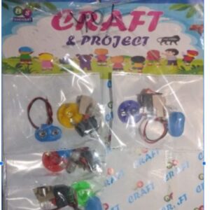 Light bulb, Switch holder & Connector Set for School Project work