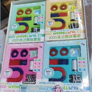 Interactive Magnet Game Pieces with South & North Magnet - Set of 6