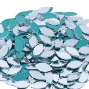 Oval Shape Mirror for Embroidery & Craft Purpose - Pack of 5 Packet