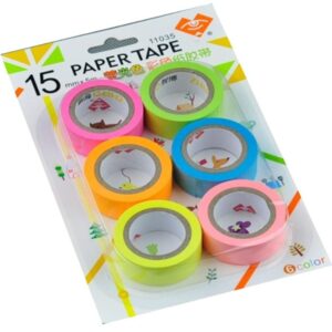 0.5-inch Paper Tape Gitti Size in Set Of 6 Attractive Color
