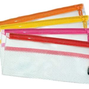 Transparent Art Polyester Zipper Pencil Pouch