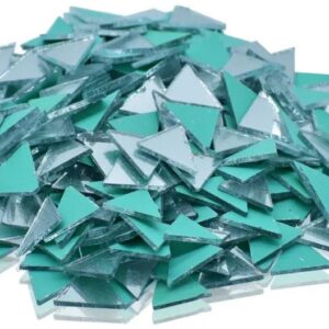 Triangle Shape Mirror for Embroidery & Craft Purpose-Pack of 5 Packet